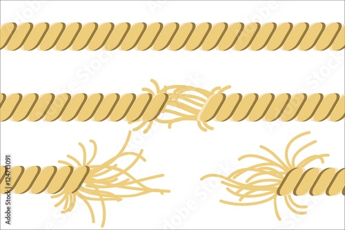 torn rope