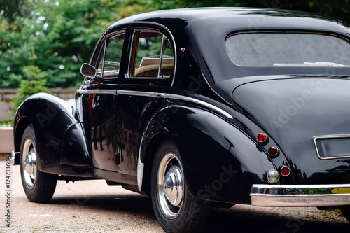 Beautiful retro car. Elegance and style of  first part of XX cen