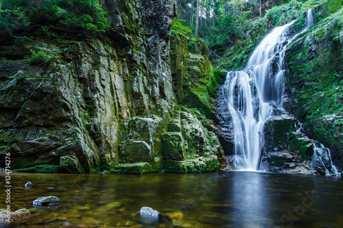 Fotografie, Obraz Kamienczyk waterfall, the highest waterfall in polish part of Karkonosze Moutain, near Szklarska Poreba