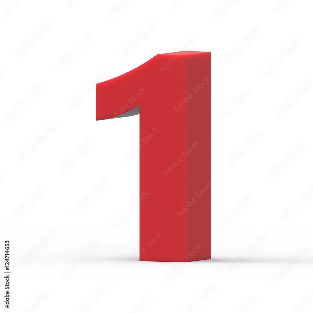 right red number 1 right red number 1