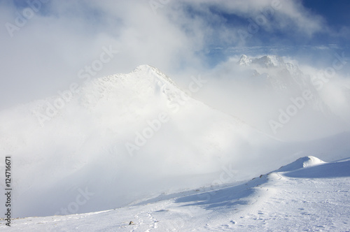 Snowy mountains landscape © Svetlana Lukienko