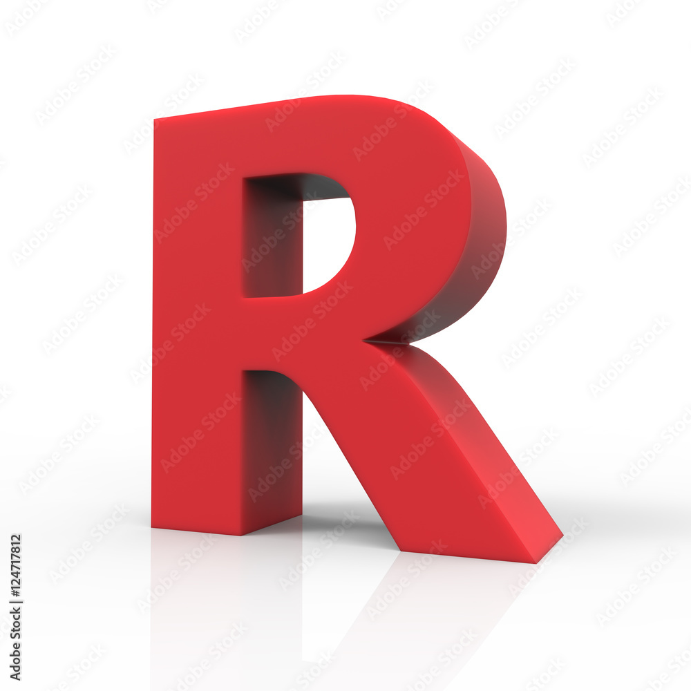 right red letter R right red letter R