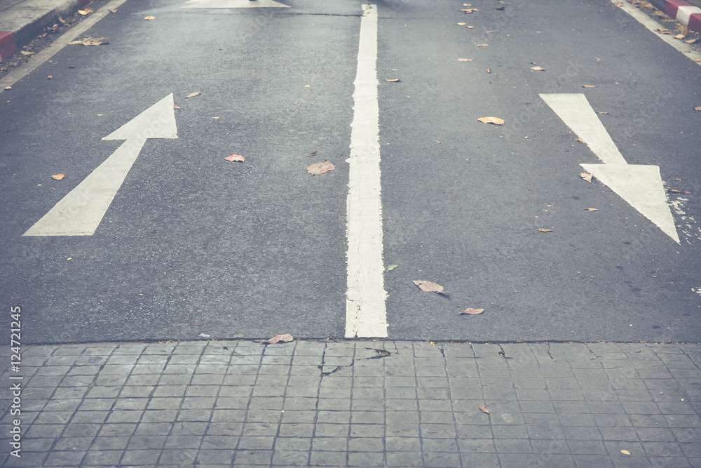 Forward signs on the road Forward and right signs on the road Forward signs on the road Forward and right signs on the road