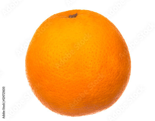 Orange on a white background