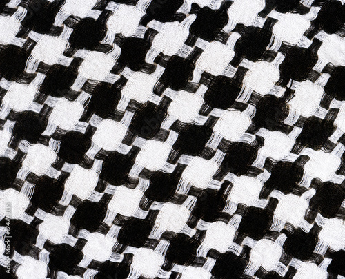 background with houndstooth fabric pattern