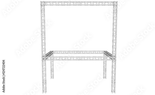 Backdrop stand by Truss system