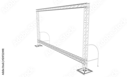 Backdrop stand by Truss system