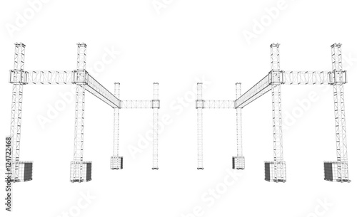 Backdrop stand by Truss system