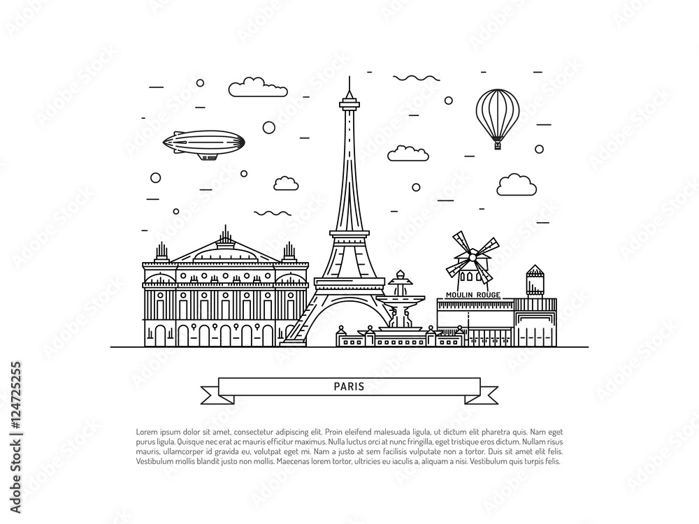 Architectural landmarks of Paris