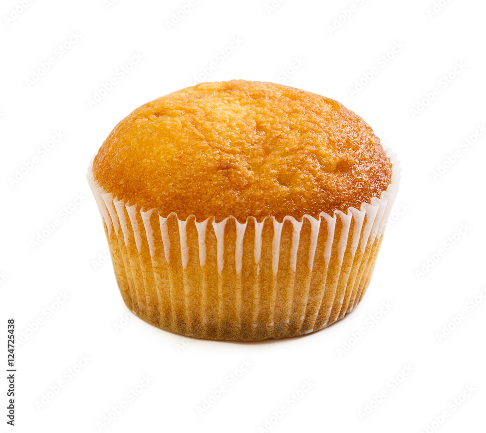 Muffin isolated on white background Muffin isolated on white background
