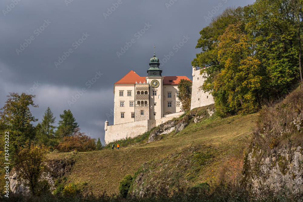 Castle Pieskowa Skala near Krakow, Poland - obrazy, fototapety, plakaty 