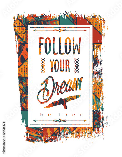 Vector illustration with the slogan for t-shirts