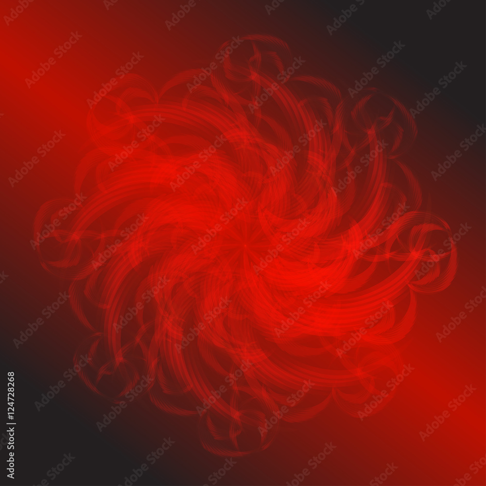 Abstract colorful background with red shape Abstract colorful background with red shape