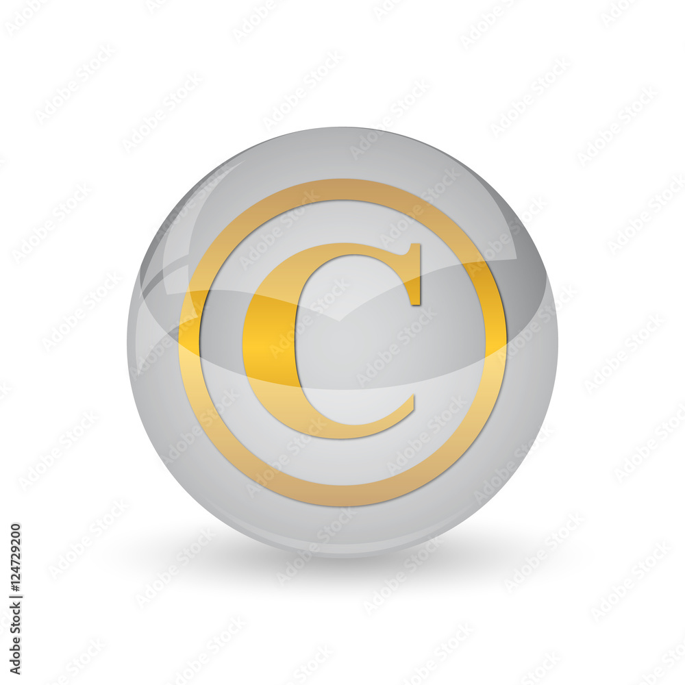 Fototapeta premium Copyright icon