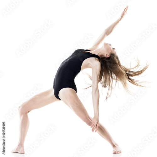 woman dancer dancing isolated