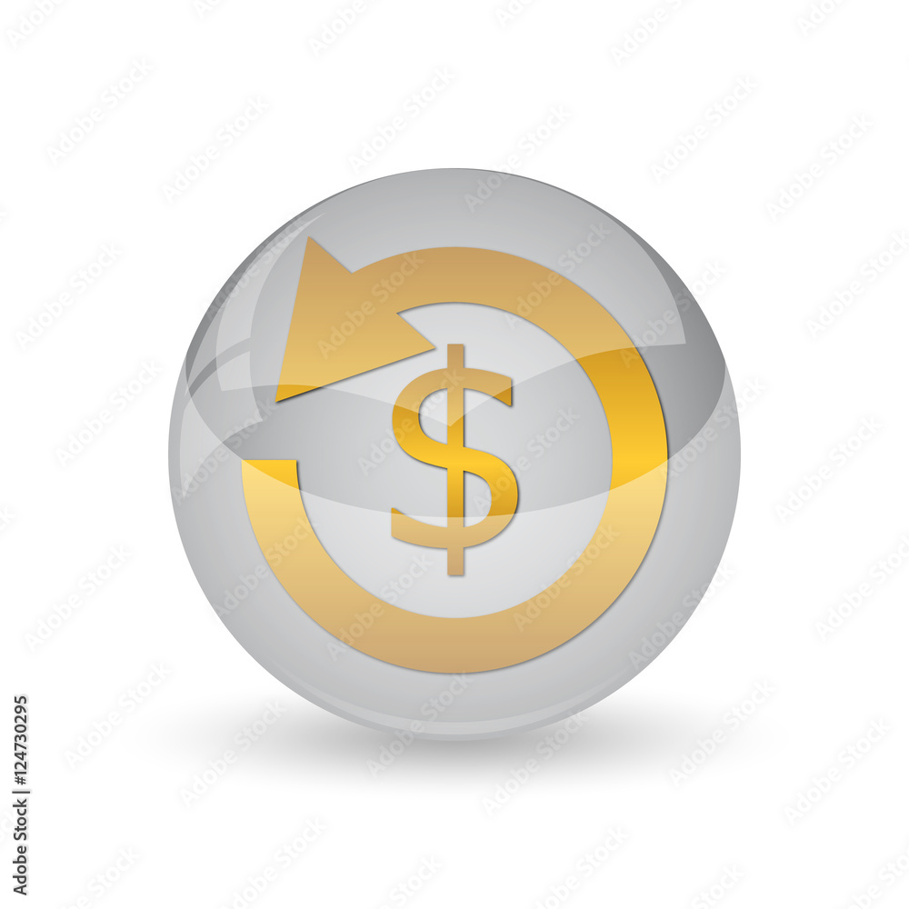 Obraz premium Refund icon.