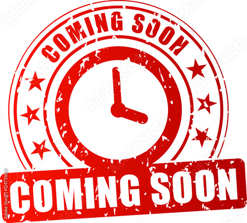 coming soon red stamp