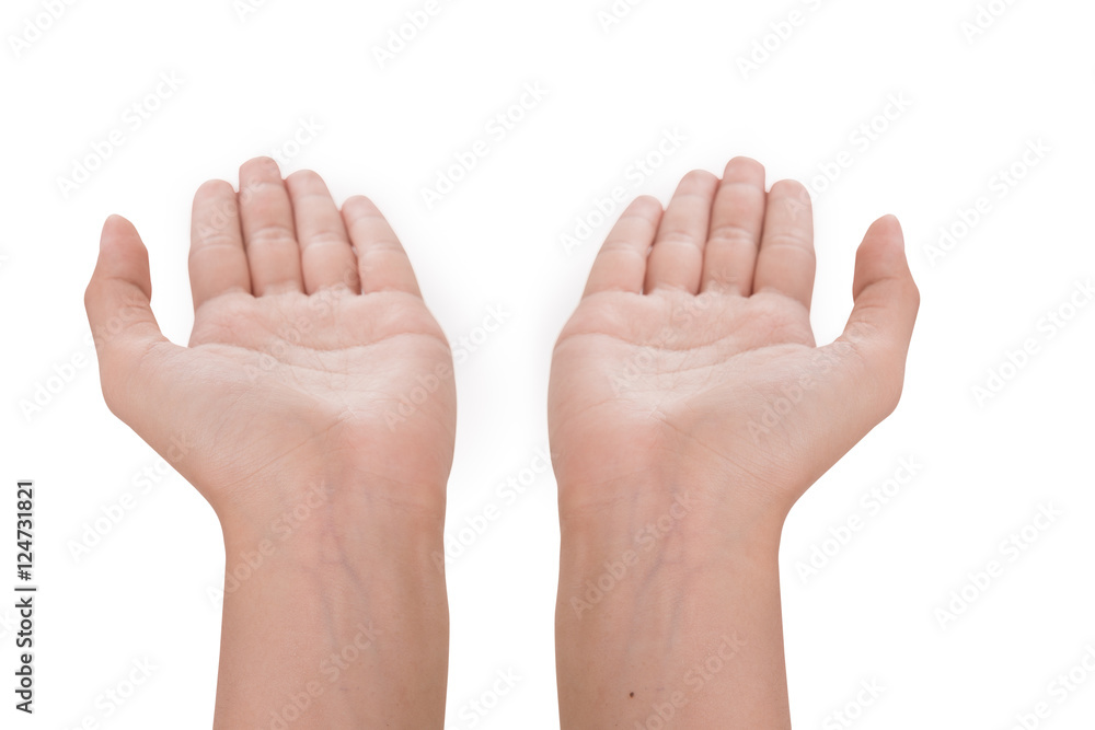 two hand ignore isolated on white background. two hand ignore isolated on white background.