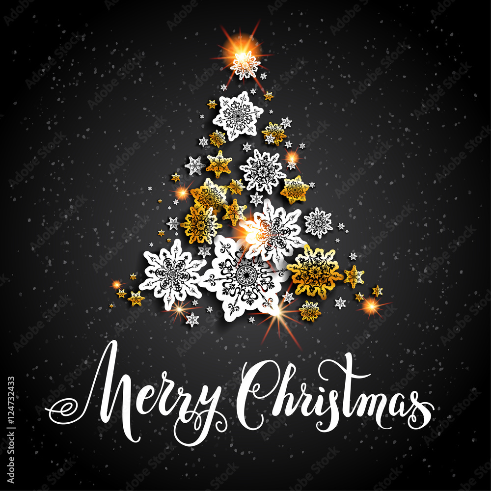 Christmas gold tree Christmas gold tree