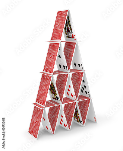 Foto House of cards 3D