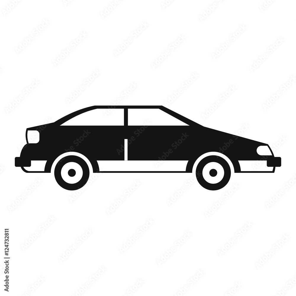 Car icon. Simple illustration of car vector icon for web design