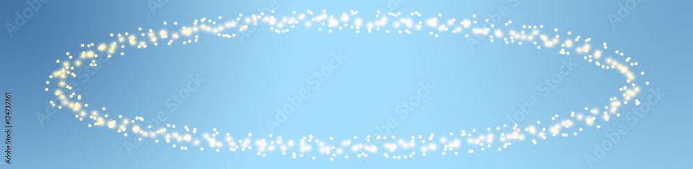 Hellblauer Weihnachtshintergrund mit Sternen