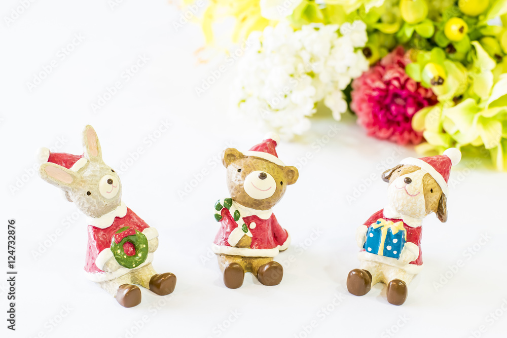 Naklejka premium クリスマスの小物