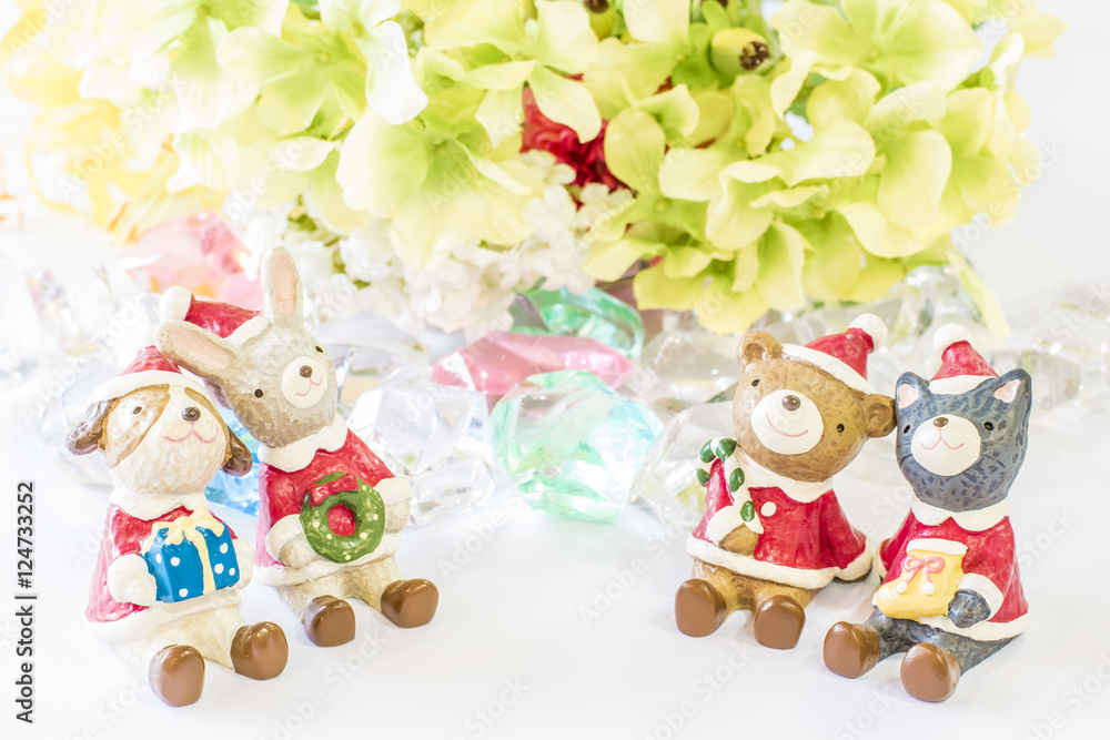 Naklejka premium クリスマスの小物