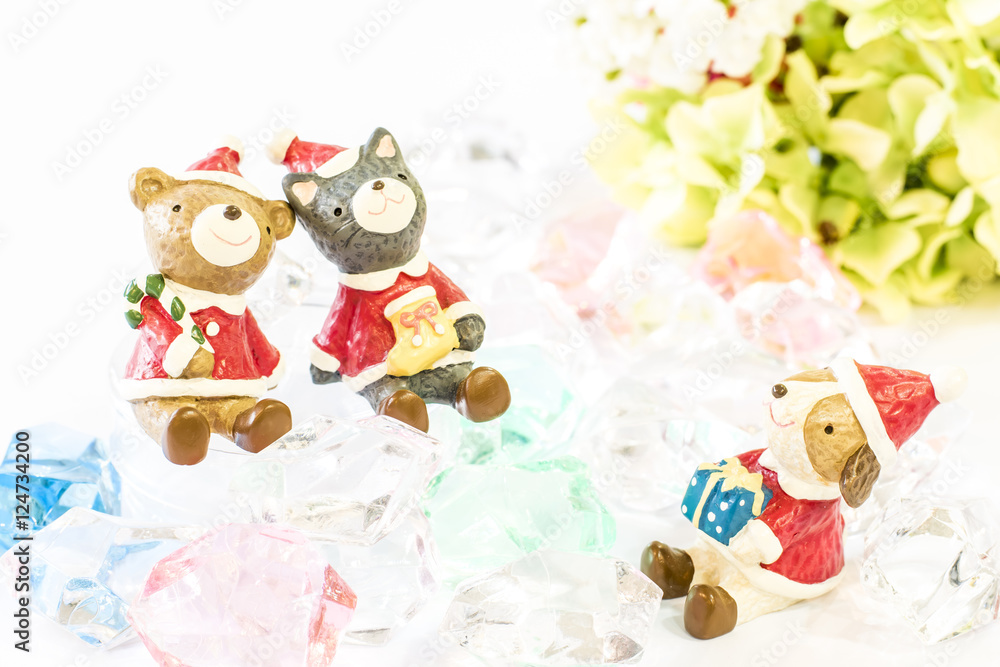 Naklejka premium クリスマスのカップル イメージ