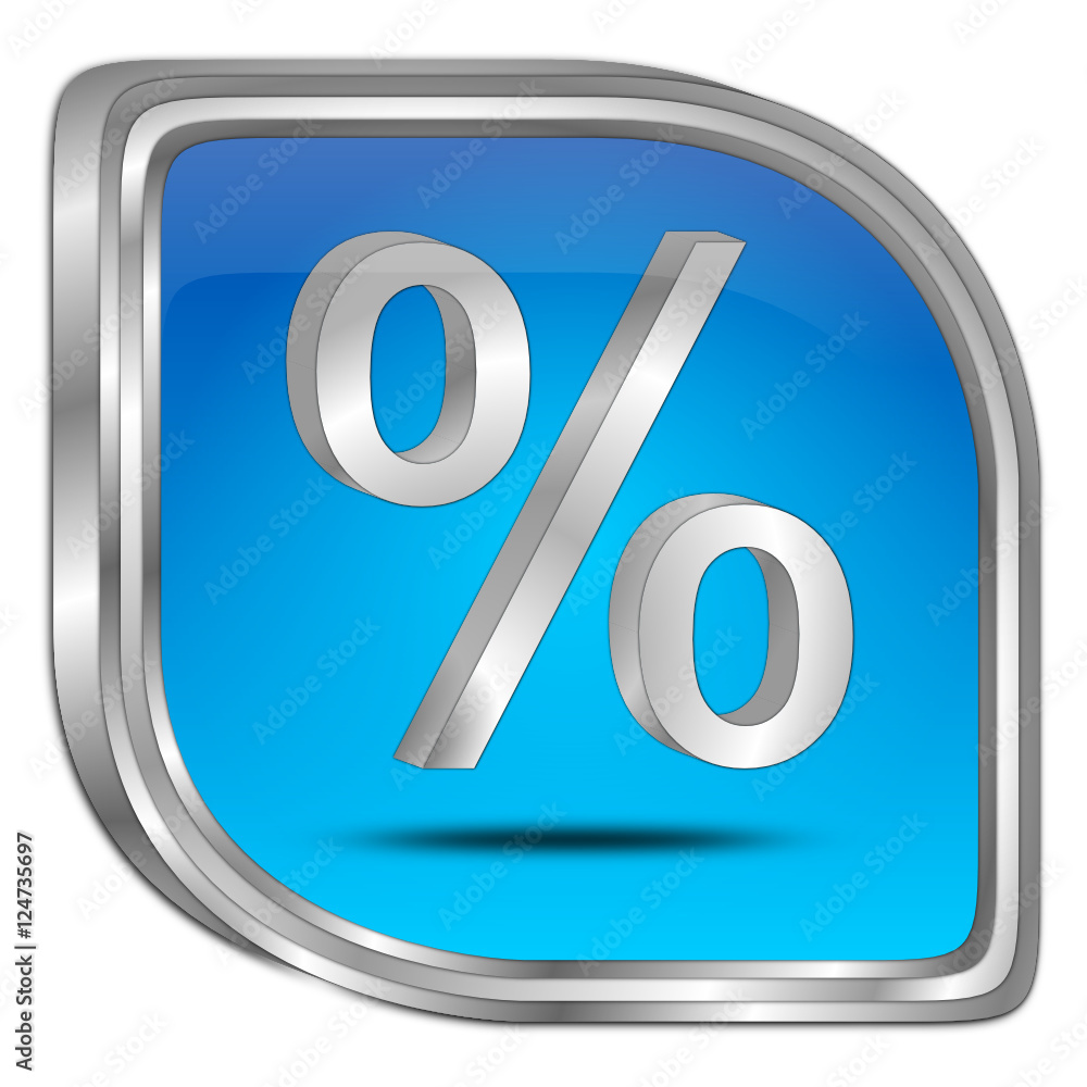 Discount button - 3D illustration Discount button - 3D illustration