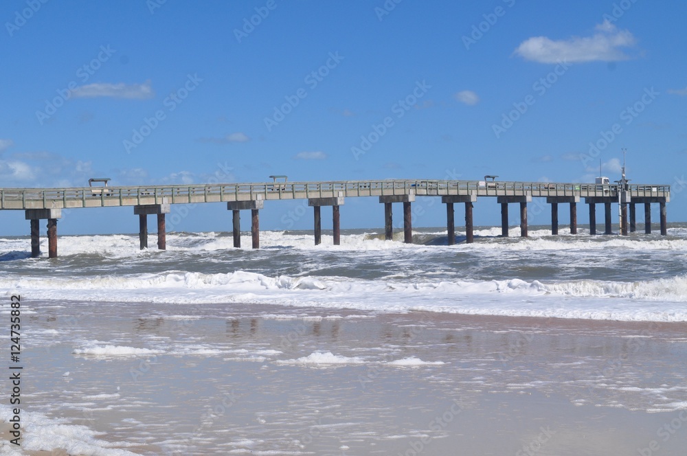 Balance ...... Waves, Pier and Sky