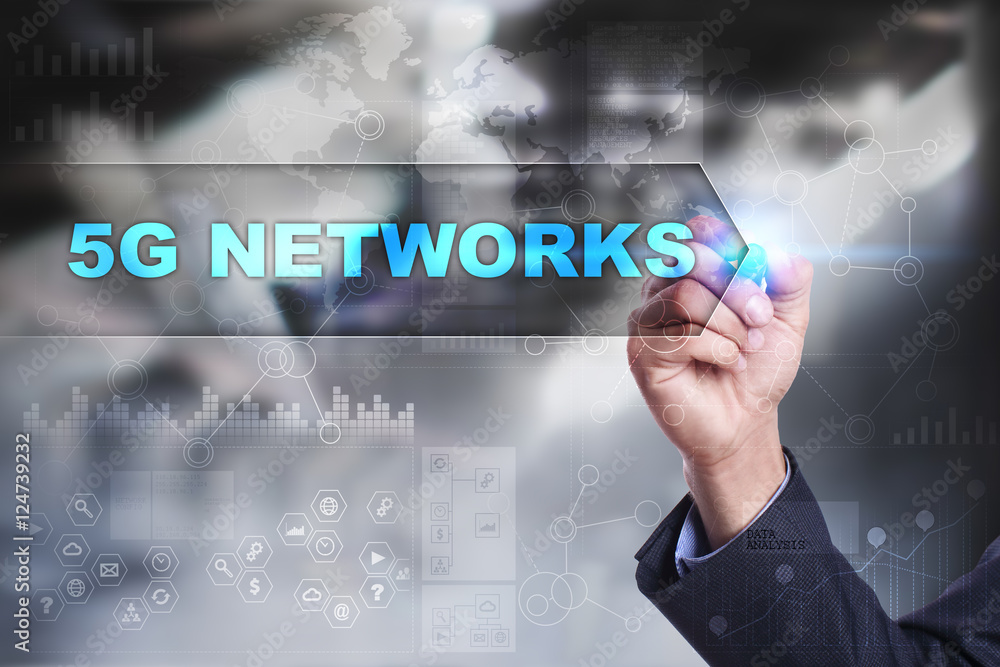 Business is drawing on virtual screen. 5g networks concept. Business is drawing on virtual screen. 5g networks concept.