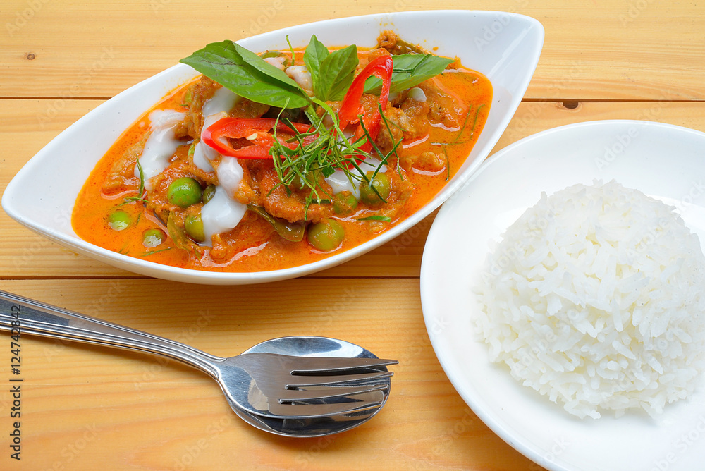 Panaeng or Meat in Spicy Coconut Cream,Thailand famous food
Panaeng or Meat in Spicy Coconut Cream,Thailand famous food