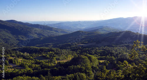 Hills around San Leo (Emilia Romagna). Color image photo