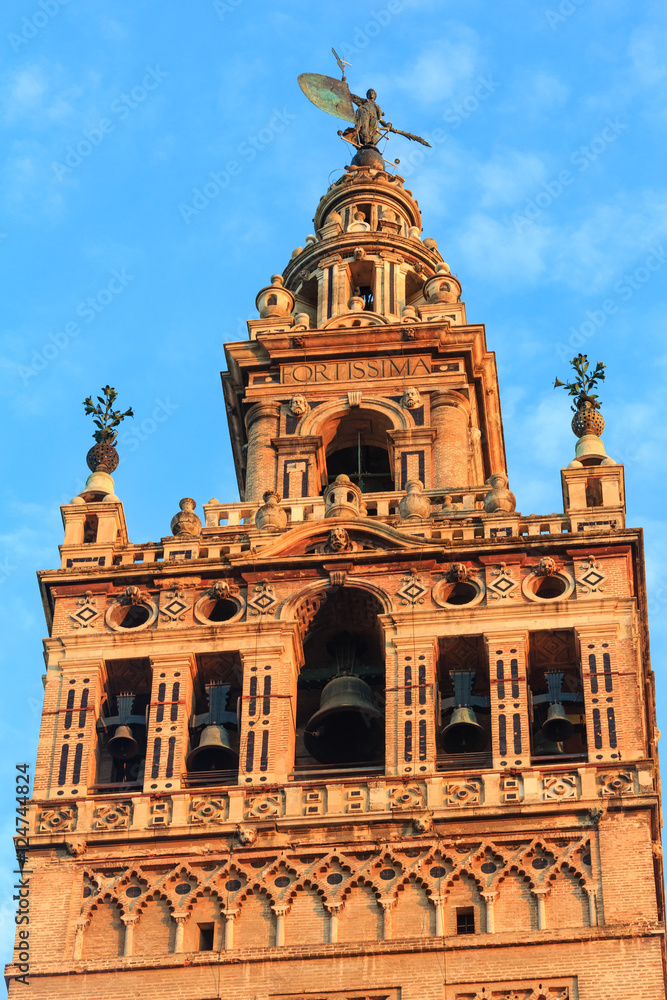 Giralda bell tower, Seville, Spain.