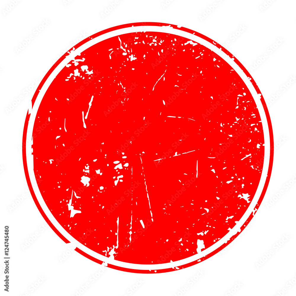 Gratis round red grunge stamp Royalty Free Vector Image