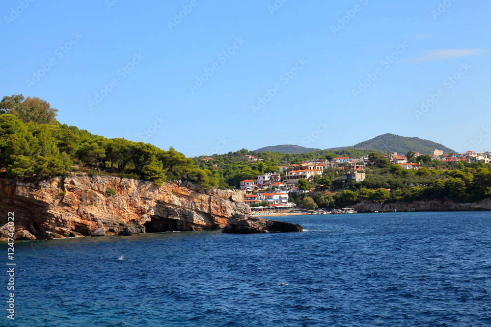 Alonissos,beautiful view from sea,Greece