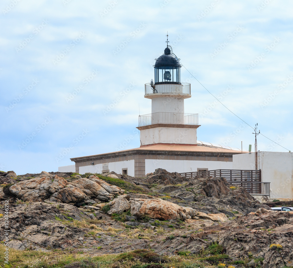 Lighthouse on Cap de Creus, Spain.