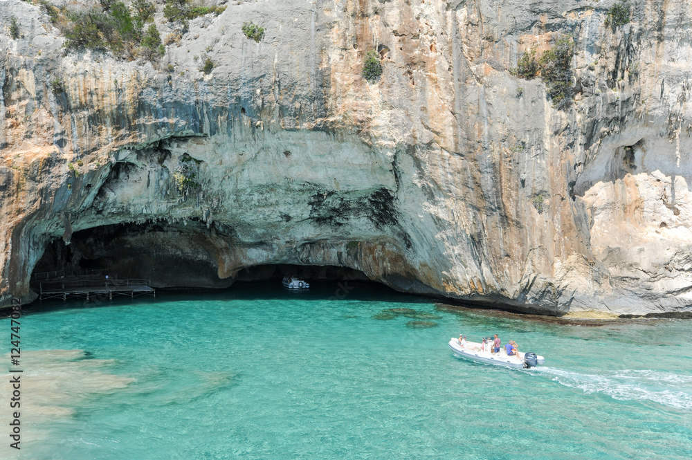 The cave of Bue Marino on the island of Sardinia