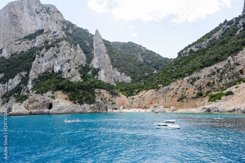 Cala Goloritze beach on Sardinia, Italy