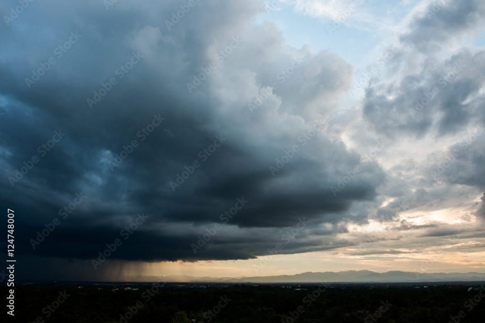 colorful dramatic sky with cloud at sunset colorful dramatic sky with cloud at sunset