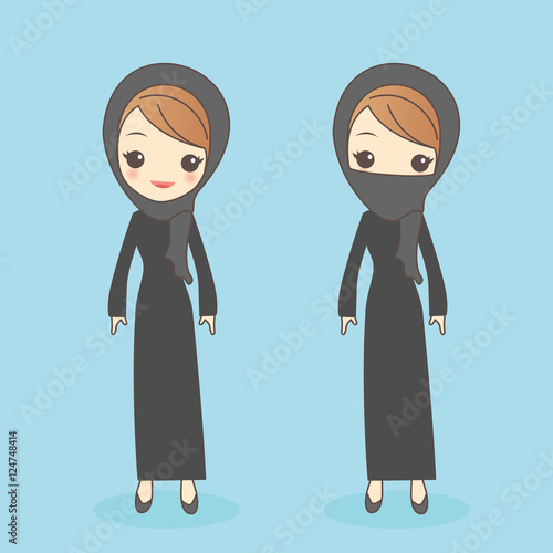  arab woman look to you