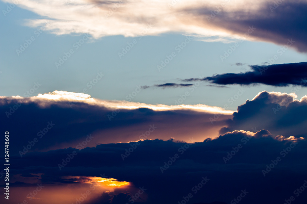 colorful dramatic sky with cloud at sunset colorful dramatic sky with cloud at sunset