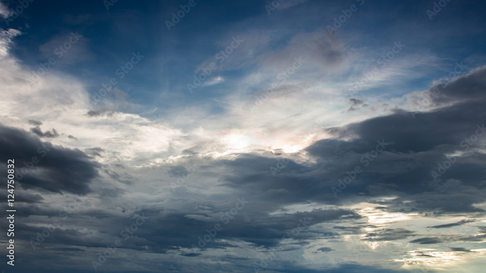 colorful dramatic sky with cloud at sunset colorful dramatic sky with cloud at sunset