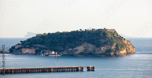 View of Nisida island in the gulf of Pozzuoli
