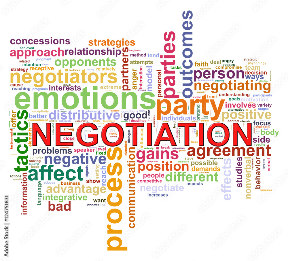 Word tags of negotiation