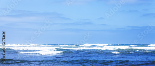 Waves on Atlantic ocean