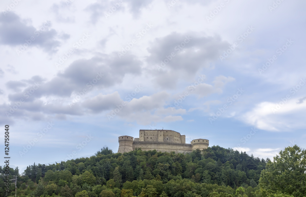 San Leo Fortress. Color image