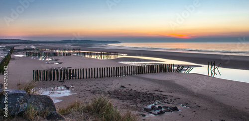 coucher de soleil sur Wissant (Pas-de-Calais, France)