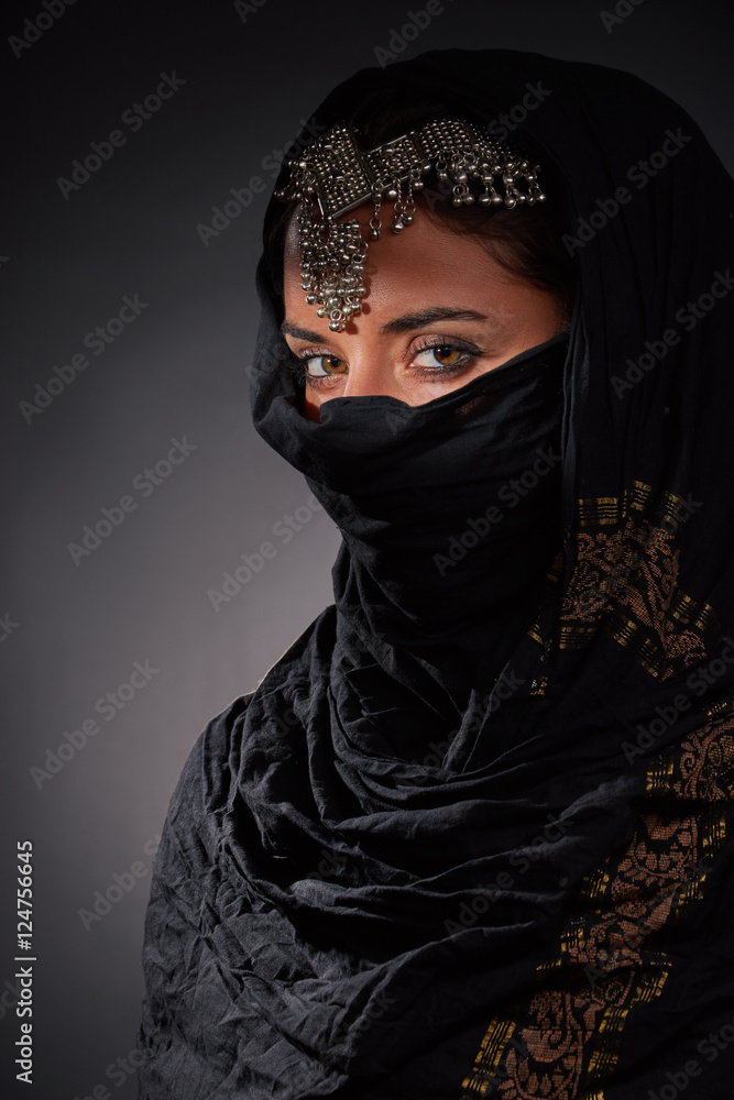 portrait of a beautiful Arab girl for advertising and magazines. portrait of a beautiful Arab girl for advertising and magazines.